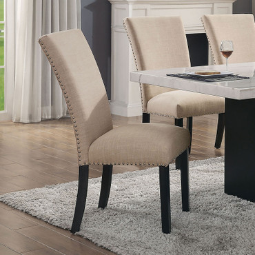 KIAN Side Chair(2/CTN) / CM3744BG-SC-2PK