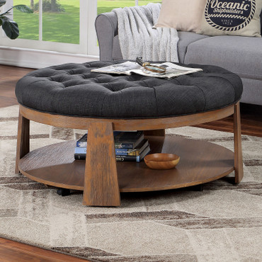 GUIS Round Coffee Table, Dark Gray / CM4411DG-C