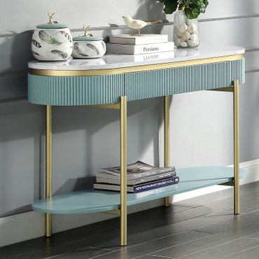 KOBLENZ Sofa Table, Light Teal / CM4412GR-S