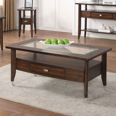 RIVERDALE Coffee Table, Dark Walnut / CM4905WN-C