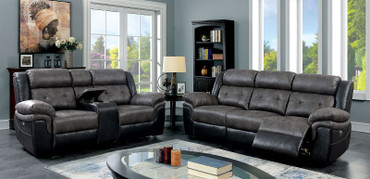 BROOKDALE Sofa + Loveseat / CM6217GY-2PC