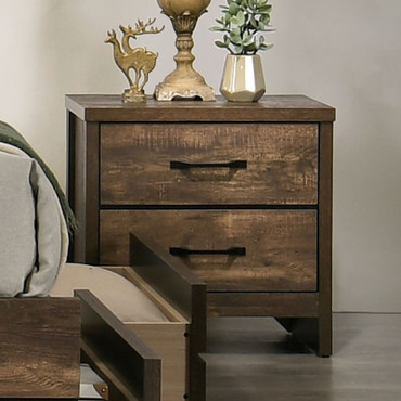 DUCKWORTH Night Stand, Light Walnut / CM7319WN-N