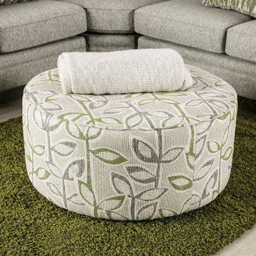 GARDNER Ottoman, Gray/Green / SM8195-OT