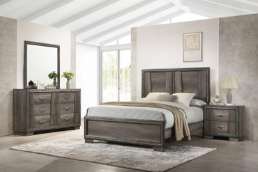 Janine 4-piece Queen Bedroom Set Grey / CS-223551Q-S4