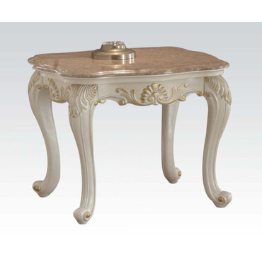 Chantelle End Table W/Marble Top / 83542