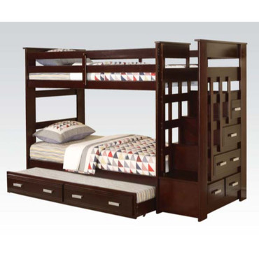 Allentown Twin/Twin Bunk Bed W/Trundle & Storage / 10170W