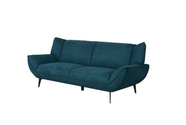 Acton Upholstered Flared Arm Sofa Teal Blue / CS-511161