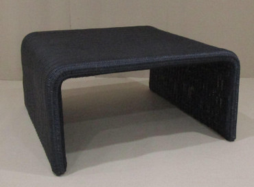 Cahya Woven Rattan Sqaure Coffee Table Black / CS-708518