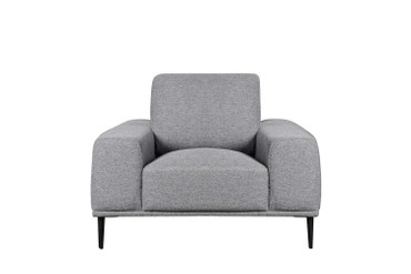 Divani Casa Fonda - Modern Grey Fabric Chair / VGMB-2123-CHR-GRY