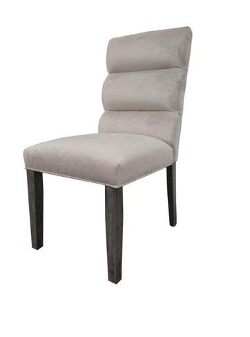 Carla Upholstered Dining Side Chair Stone (Set of 2) / CS-106683