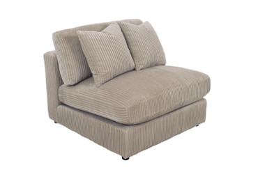 Blaine Upholstered Armless Chair Sand / CS-509897