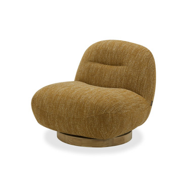 Modrest Renee - Modern Mustard Fabric Swivel Accent Chair / VGKK-KF.A1157-MUST