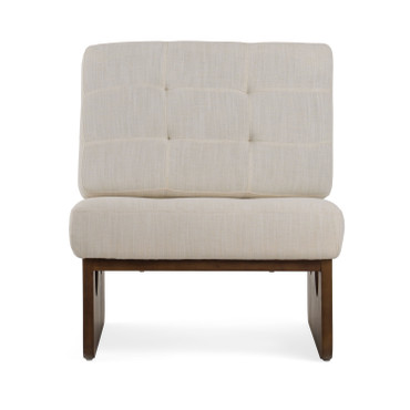 Modrest Kaylie - Contemporary Off White Accent Chair / VGEU-7367LC