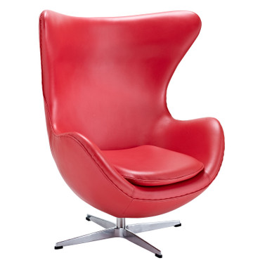 Glove Leather Lounge Chair / EEI-528