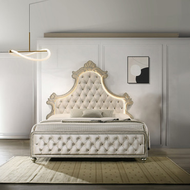 Lucienne Queen Bed W/LED / BD02335Q