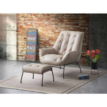 Zusa Accent Chair & Ottoman / AC02381