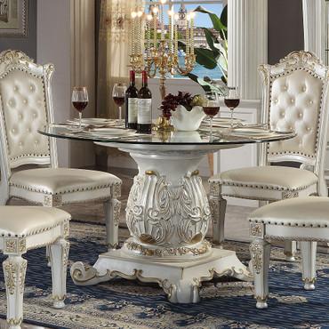 Vendome Round Dining Table W/Pedestal Base / DN01524
