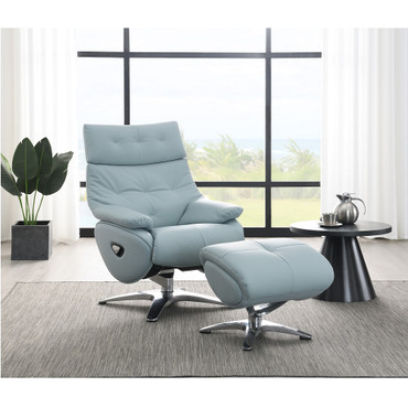 Janella MOTION ACCENT CHAIR W/SWIVEL & OTTOMAN / AC02990