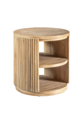 Modrest Jacobson - Modern Natural Acacia End Table / VGWD-LYO-BF2D