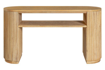 Modrest Jacobson - Modern Natural Acacia Console Table / VGWD-LYO-LT2