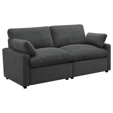 Collins Modular Power Loveseat Dark Grey / CS-609532P