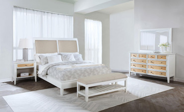 Bexhill 4-piece Queen Bedroom Set White / CS-223471Q-S4
