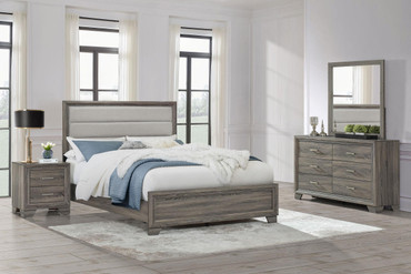 Wright 4-piece California King Bedroom Set Brown Oak / CS-223341KW-S4