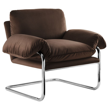 Ansel Performance Velvet Accent Chair / EEI-7181