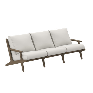 Saratoga Outdoor Patio Teak Sofa / EEI-7249