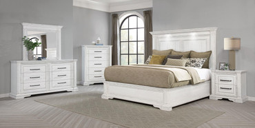 McKinney 5-piece Queen Bedroom Set Vintage White / CS-215871Q-S5