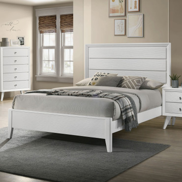 DORTMUND E.King Bed / CM7465WH-EK-BED