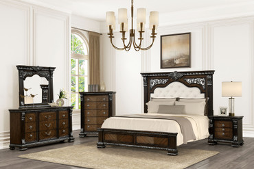 PROMENADE 4 Pc. Queen Bedroom Set / FM70002DB-Q-4PC