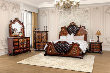 AQUILINA 5 Pc. Queen Bedroom Set w/ 2NS / FM7422CH-Q-5PC-2NS