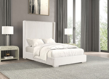 CADWELL E.King Bed, White / FM7120WH-EK