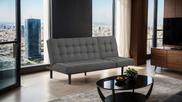 Napervill Futon Sofa, Dark Gray / FM2802DG