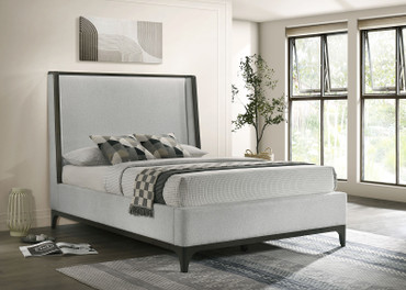 Kelso Queen Bed, Dark Gray / FM72008DG-Q-BED