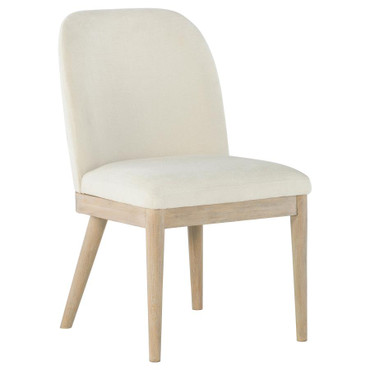 Solano Upholstered Dining Side Chair Beige (Set of 2) / CS-115502