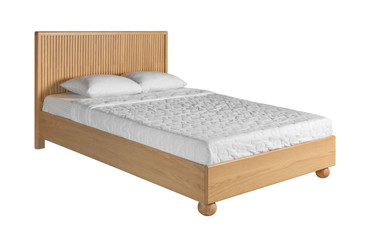 Eastern King Modrest Winters - Modern Natural Oak Bed / VGWD-EMI-QB-KBUS-BED-EK