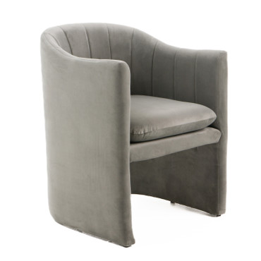 Danube Modern Grey Fabric Dining Chair / VGEU-MC-9704CH-A-GRY