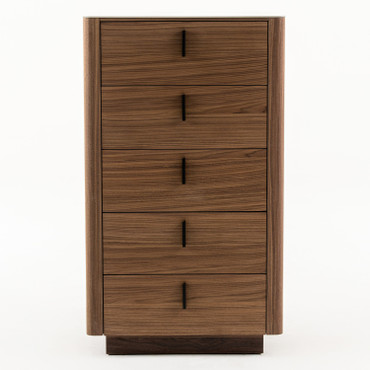 Chelton- Contemporary Walnut and White Ceramic Chest / VGHB-402W-CT