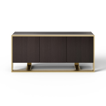 Modern Fauna Wenge and Brass Buffet / VGBB-BN-2M-BWB-BUF