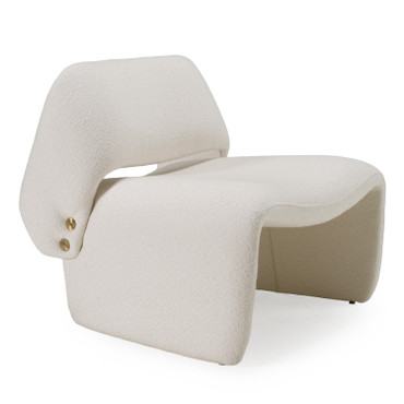 Tristan Modern Off White Fabric Accent Chair / VGOD-ZW-21101-CH