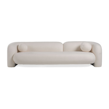 Khan Modern 4-Seater Off White Fabric Sofa / VGOD-ZW-22022-S