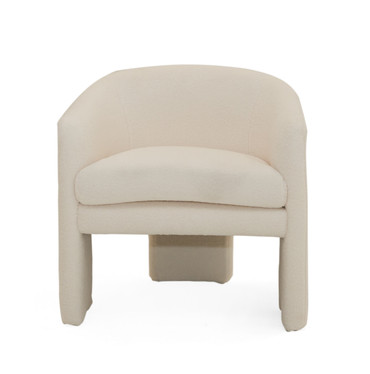 Khan Modern Off White Fabric Accent Chair / VGOD-ZW-21102-CH
