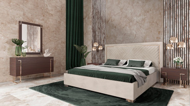 Corrico - Modern Bedroom EK Set / VGVCBD1906-19-SET-eastern