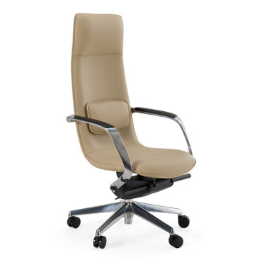Nadella Modern Beige High Back Executive Office Chair / VGFU-FK003-A-BG-OFF-CH