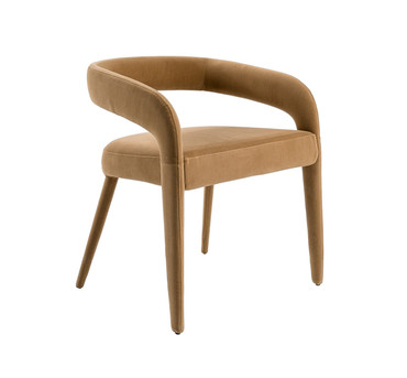 Mundra - Modern Tan Fabric Dining Chair / VGEUMC-9651CH-A-TAN