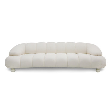 Duran - Contemporary White Fabric 4-Seater Sofa / VGOD-ZW-23002A-SOFA-WHT