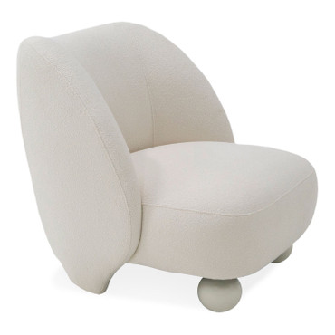 Duran - Contemporary White Fabric Accent Chair / VGOD-ZW-23056-WHT