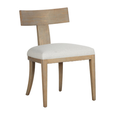 Fabien - Mid-Century Modern Beige Linen + Wood Dining Chair (Set of 2) / VGRH-RHS-98535